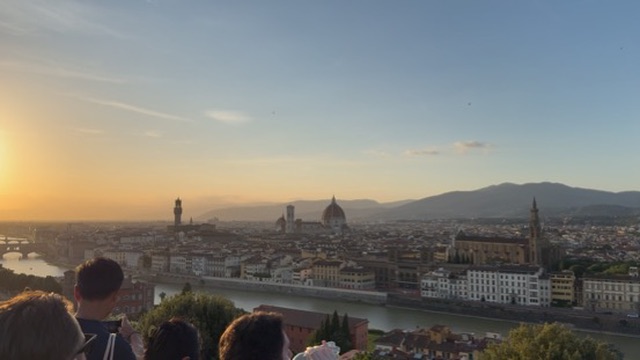 Florence sunset panorama