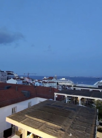 Rooftop at dusk