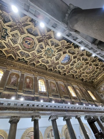 Church ceiling mosaics
