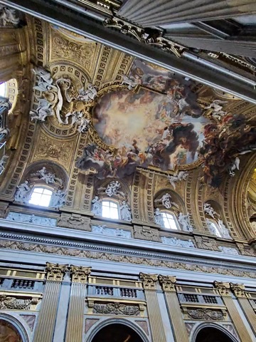 Chiesa del Gesù ceiling